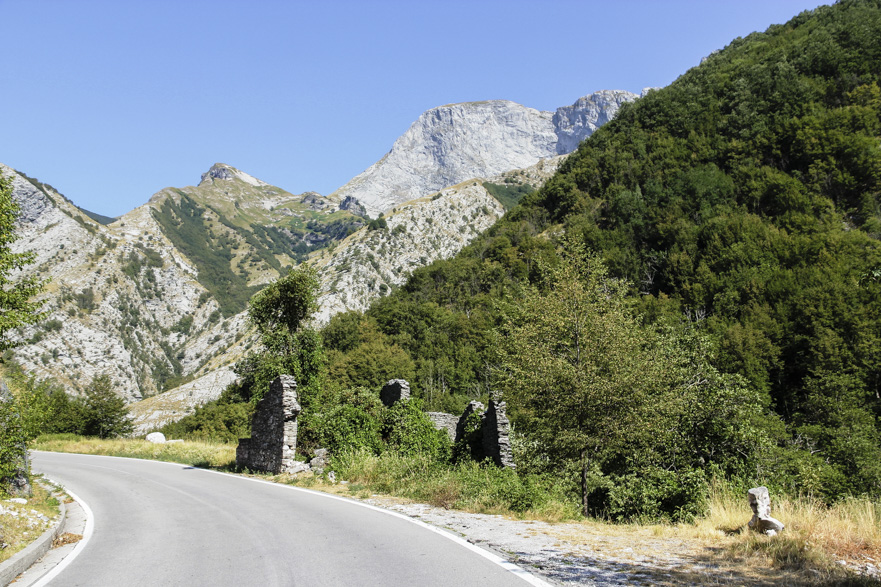 Turrite-Secca-Tal – Alleen und Felswände