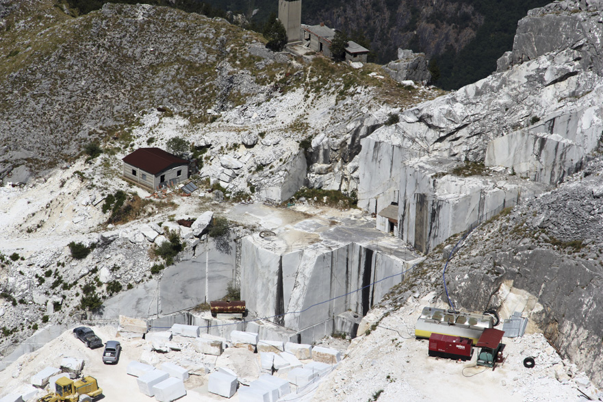 Carrara-Marmorsteinbrüche
