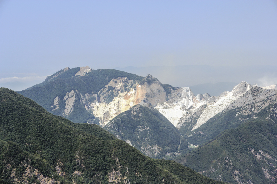 Radweg entlang der Küste