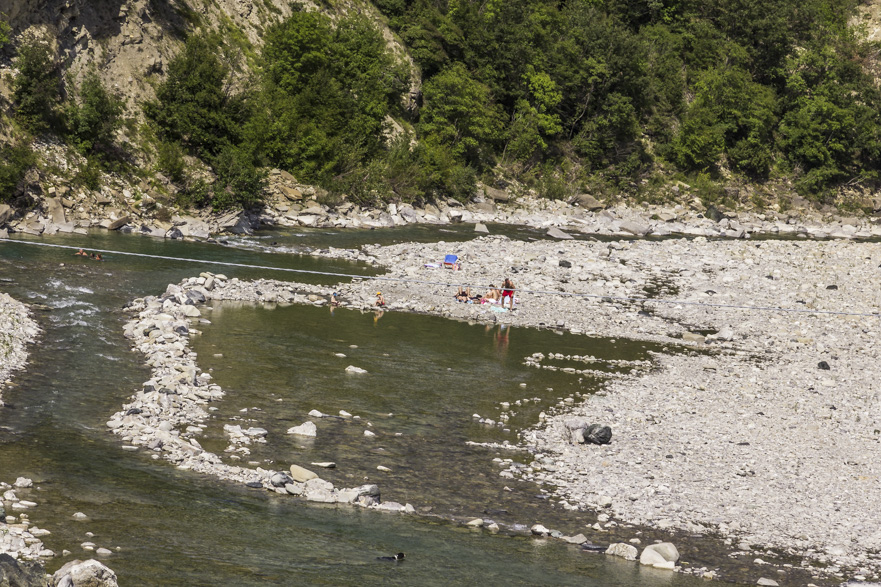 Auffahrt ins Ceno-Tal