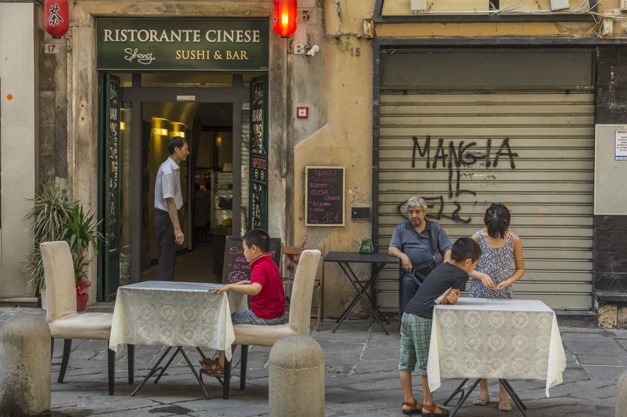 Die Costa Concordia vor Peri – nicht zu übersehen