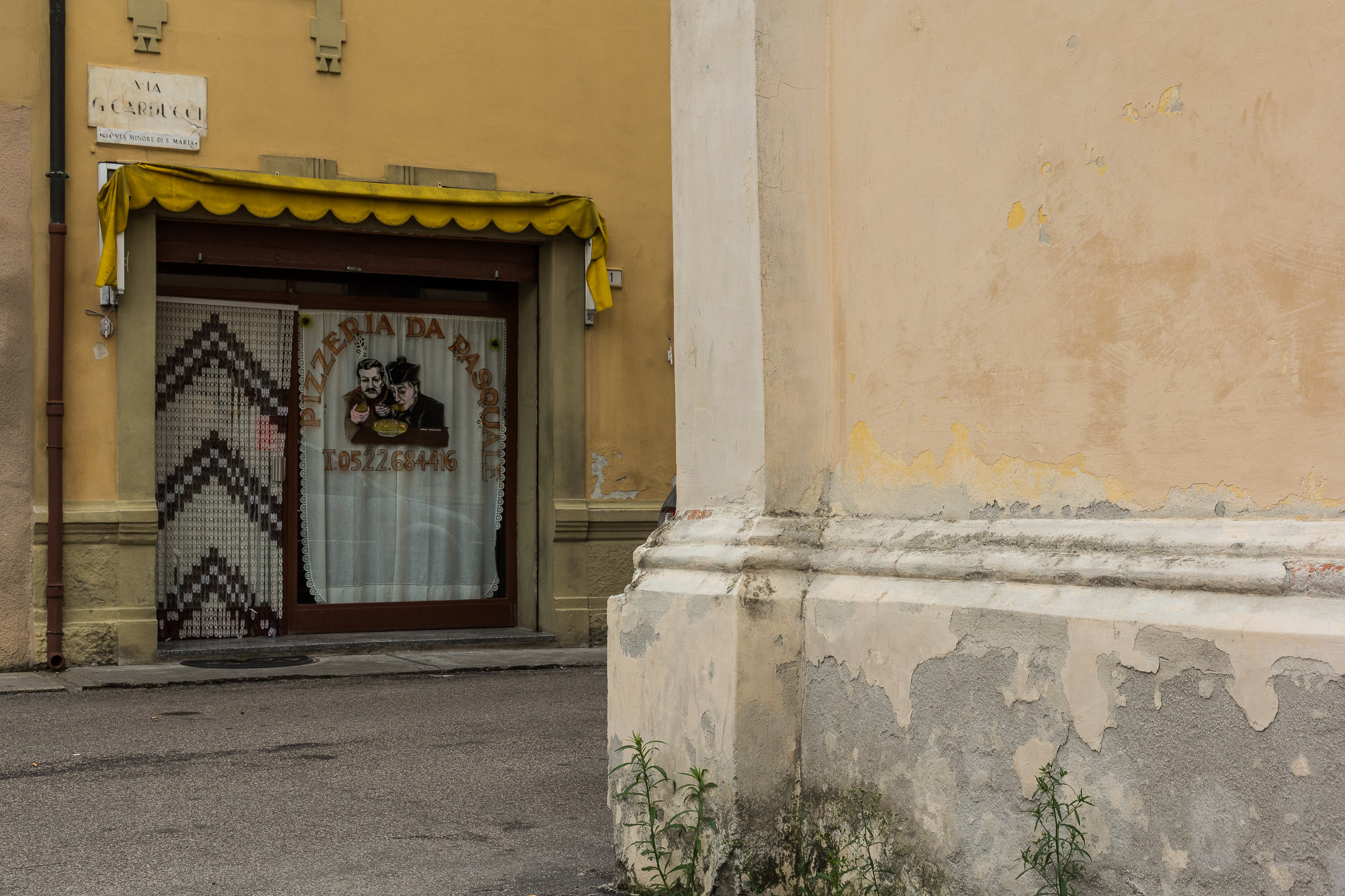 Pizzeria da Pasquale in Brescello – Don Camillo und Peppone