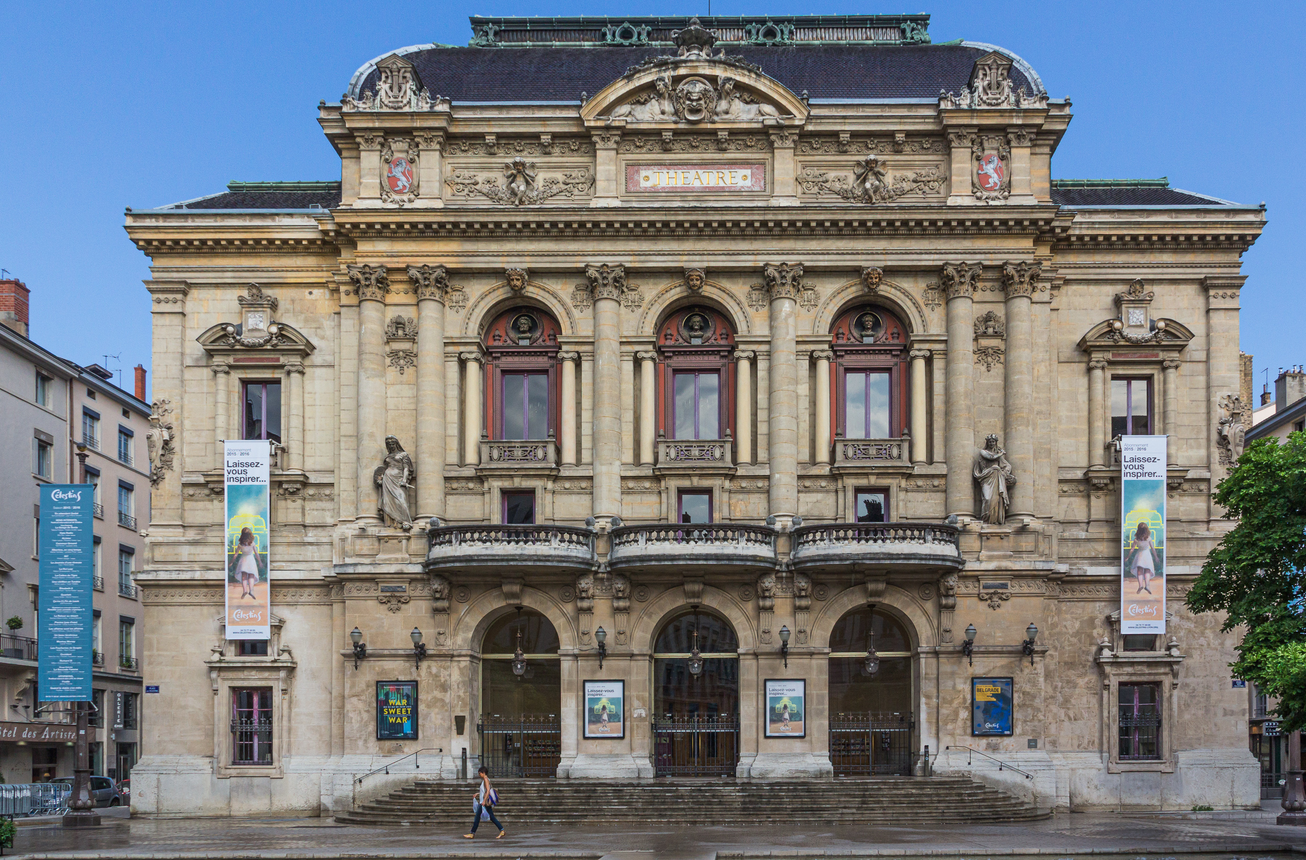 Théâtre des Célestins – Belle-Époque-Fassade in Lyon