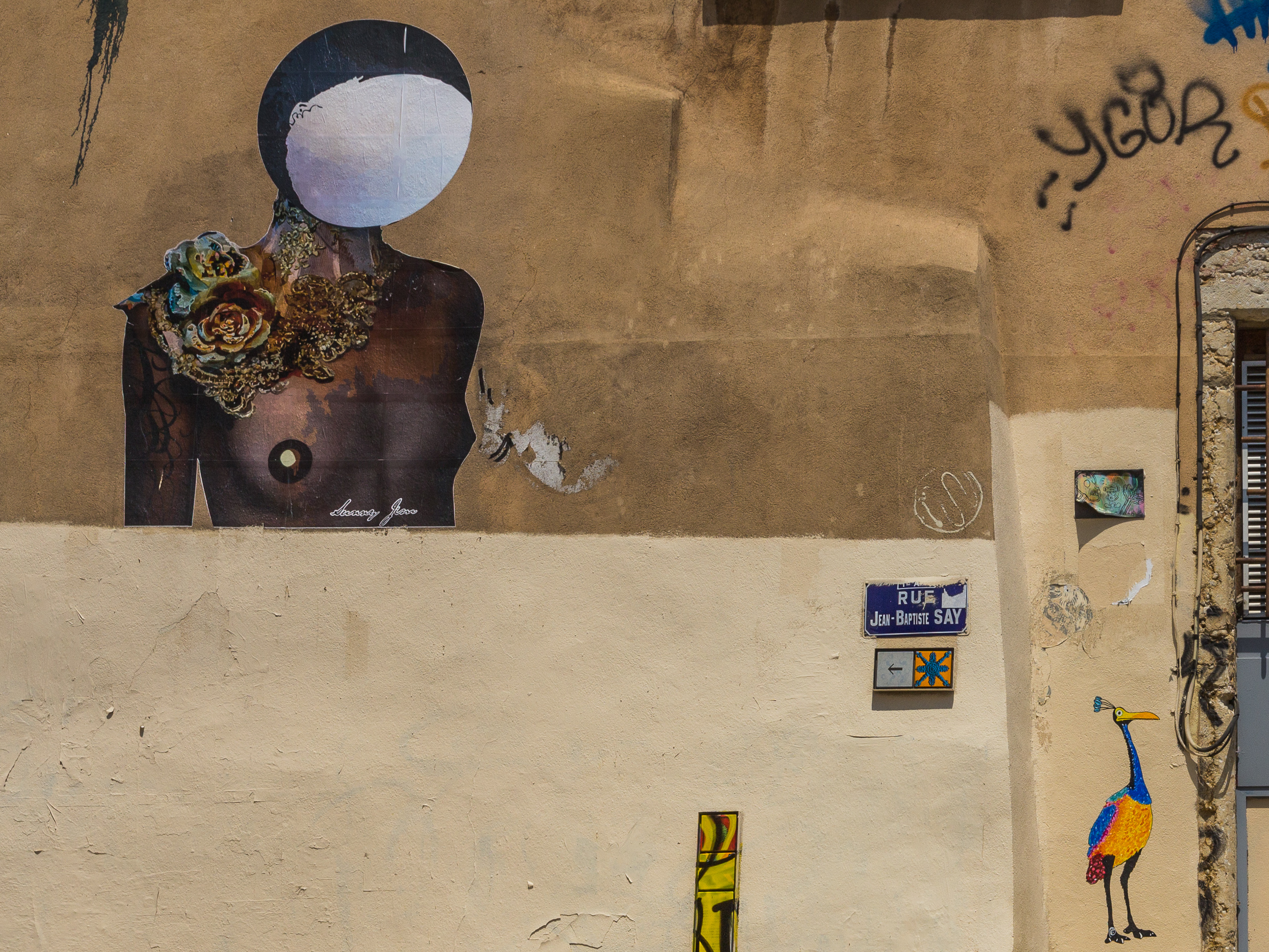 Street-Art in der Rue Jean-Baptiste Say (Croix-Rousse)