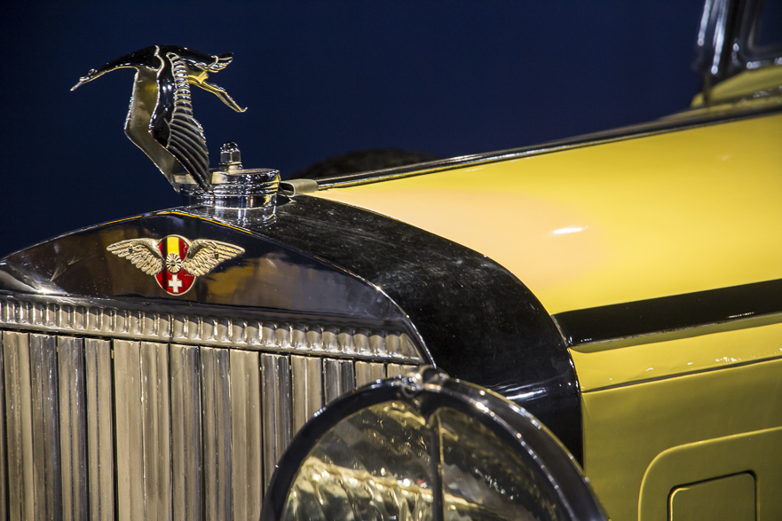 Beleuchtete Fassaden der Altstadt