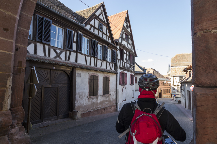 Fachwerkhäuser in Obernai – richtig putzig, aber recht touristisch